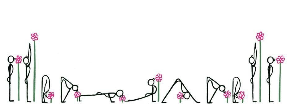 Im Ashtanga Yoga wird der Atem zu dynamisch ausgeführten Yogastellungen synchronisiert.